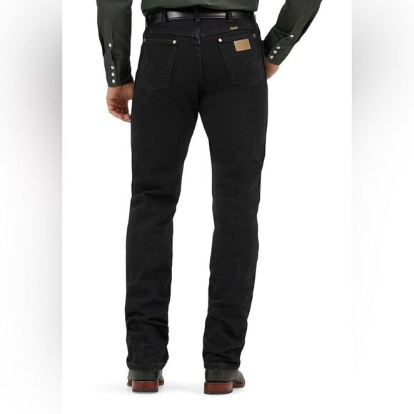 Wrangler Men's 13MWZ Cowboy Cut Original Fit Jeans NEW Color: Shadow Black 31/36 - Picture 3 of 8